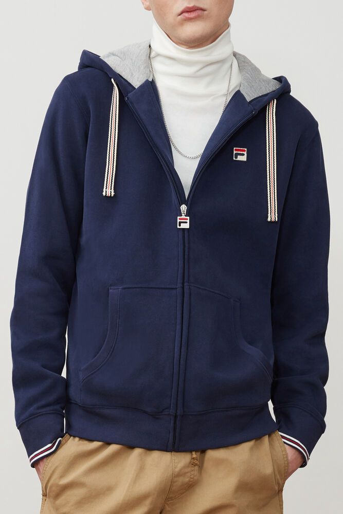 Hanorac Fila Barbati Bleumarin Tenconi Hooded PAKZ-05927